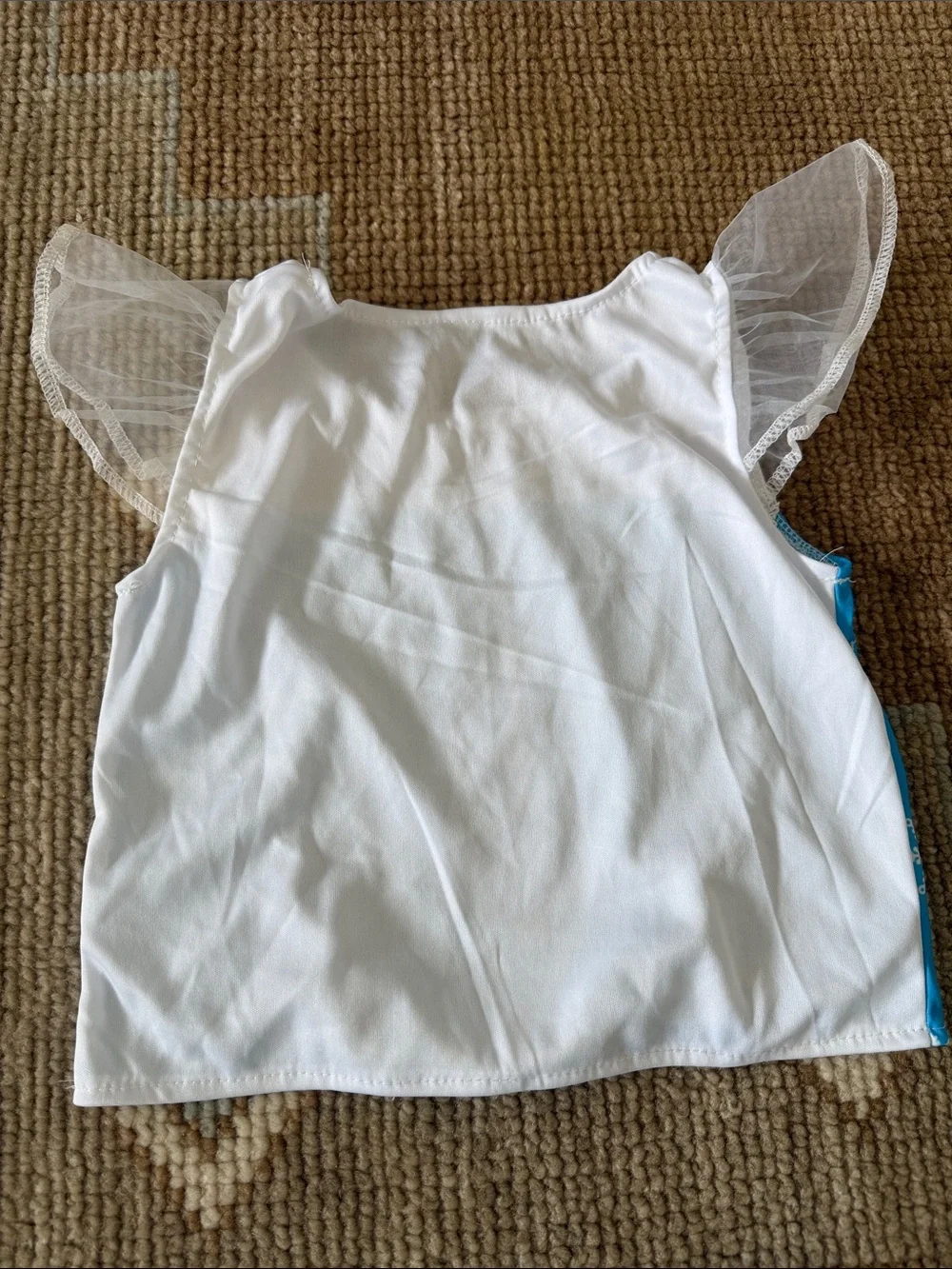 Blue Snow Princess Kids Costume Two-Piece Dress